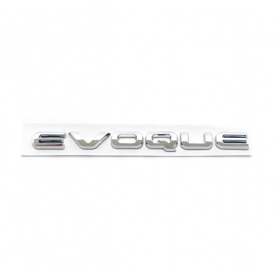 Автологотип логотип надпись Range Rover Evoque хром на крышку багажника