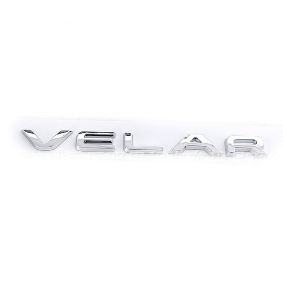 Автологотип логотип надпись Range Rover Velar хром на крышку багажника