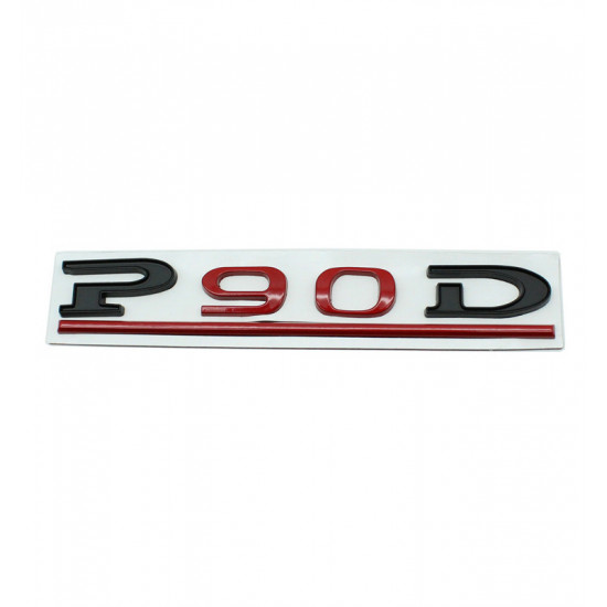 Автологотип шильдик емблема Tesla P90D Black Red