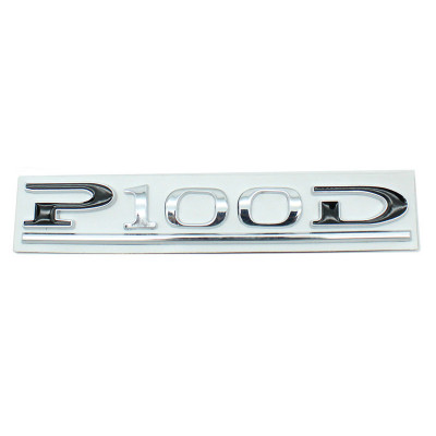 Автологотип шильдик емблема Tesla P100D Silver Black