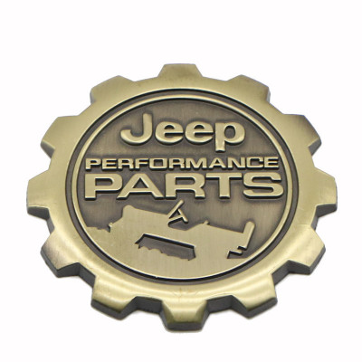 Автологотип шильдик эмблема Jeep Performance Parts black bronz