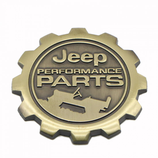Автологотип шильдик емблема Jeep Performance Parts bronz