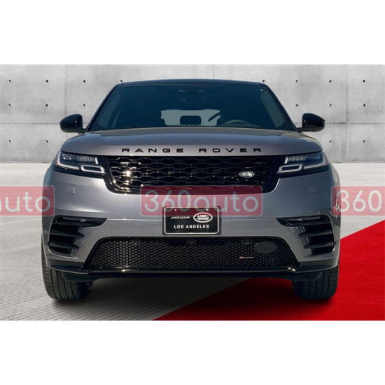 Автологотип шильдик логотип надпись Range Rover Velar на капот черный глянец