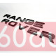 Автологотип шильдик емблема напис Range Rover Velar на капот чорний глянець