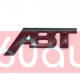 Автологотип шильдик эмблема надпись Audi ABT black глянец малая