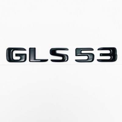 Автологотип шильдик эмблема надпись Mercedes GLS53 Black