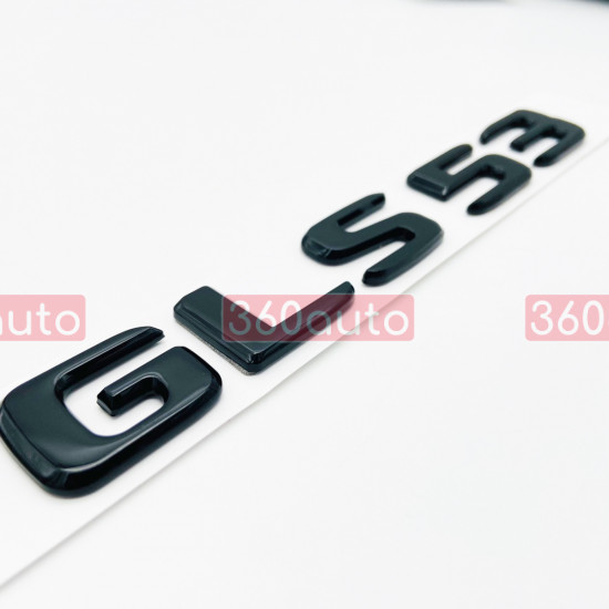 Автологотип шильдик емблема напис Mercedes GLS53 Black