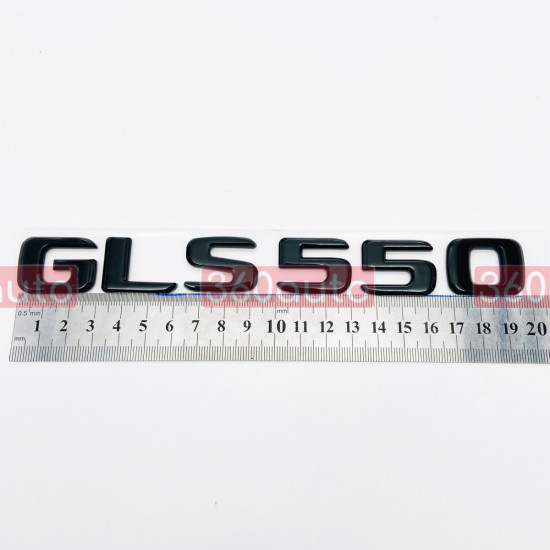 Автологотип шильдик эмблема надпись Mercedes GLS550 Black