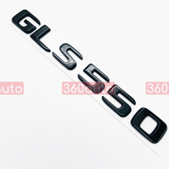 Автологотип шильдик емблема напис Mercedes GLS550 Black