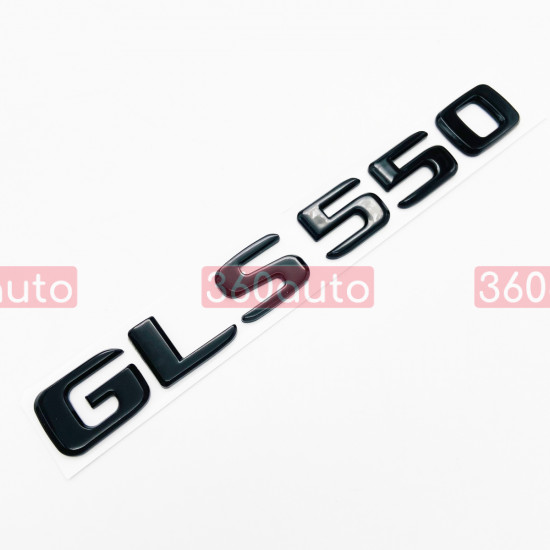 Автологотип шильдик эмблема надпись Mercedes GLS550 Black