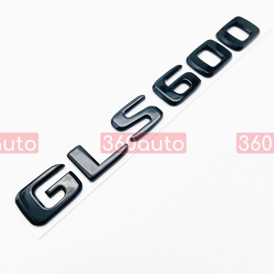 Автологотип шильдик эмблема надпись Mercedes GLS600 Black