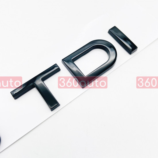 Автологотип шильдик емблема напис Audi 55TDI Black Еdition на кришку багажника