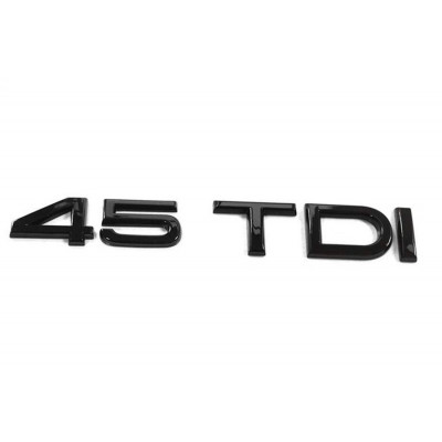 Автологотип шильдик емблема напис Audi 45TDI Black Еdition на кришку багажника