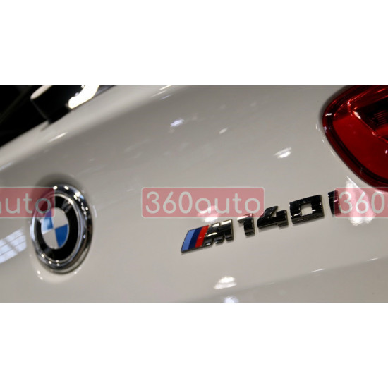 Автологотип шильдик эмблема надпись BMW M140i Black Shadow Edition