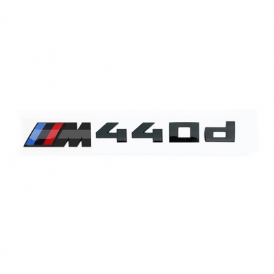 Автологотип шильдик эмблема надпись BMW M440d Black Shadow Edition