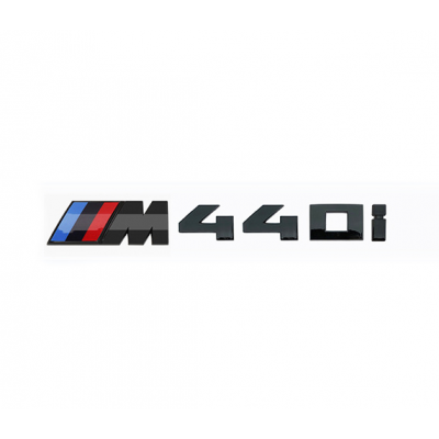 Автологотип шильдик эмблема надпись BMW M440i Black Shadow Edition