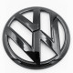 Автологотип емблема Volkswagen Touareg 2014-2018 чорний глянець на кришку багажника