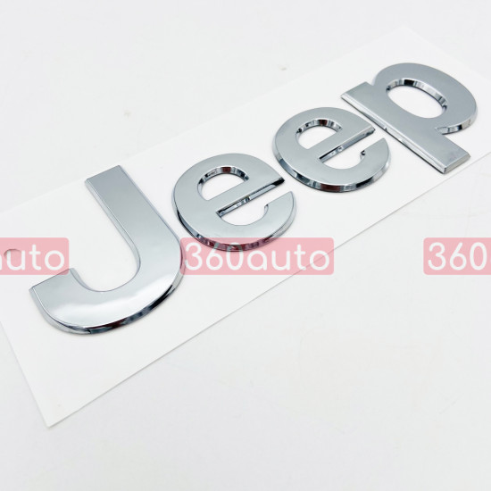Автологотип шильдик емблема напис Jeep хром