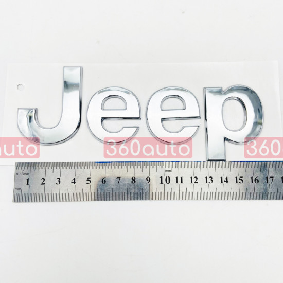 Автологотип шильдик эмблема надпись Jeep хром