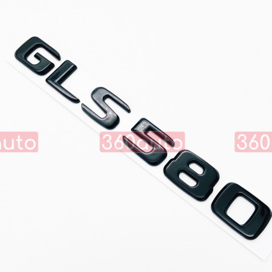 Автологотип шильдик емблема напис Mercedes GLS580 Black