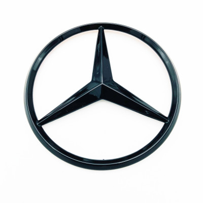Задня емблема для Mercedes ML-class W164 2005-2011 чорний глянець A1648170016