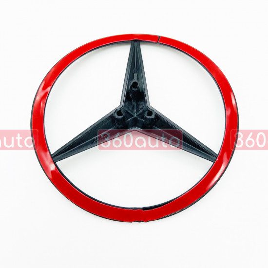 Задняя эмблема для Mercedes GLA-class X156 2014-2019 черный глянец A1568170016