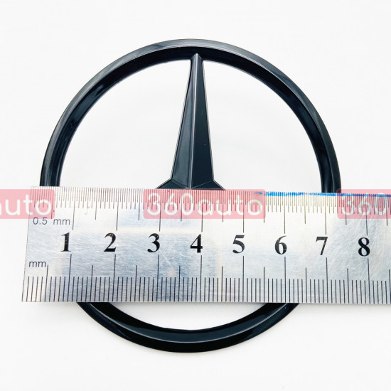 Задняя эмблема для Mercedes GLA-class X156 2014-2019 черный глянец A1568170016