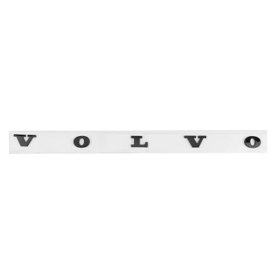 Авто шильдик логотип емблема напис Volvo Black глянець