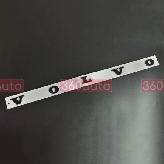Автологотип шильдик эмблема надпись Volvo Black глянец