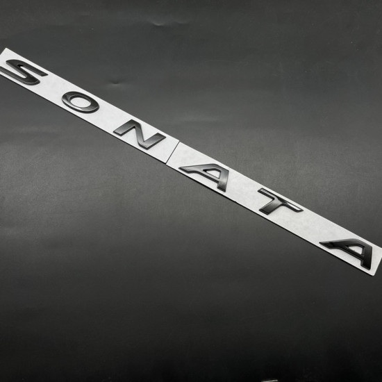 Автологотип шильдик эмблема надпись Hyundai Sonata 2018-22 9/10 Black Edition