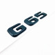 Автологотип шильдик емблема напис Mercedes G65 чорний глянець