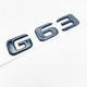 Автологотип шильдик емблема напис Mercedes G63 чорний глянець