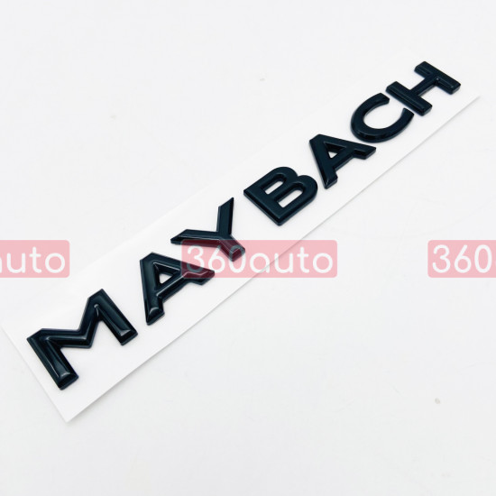 Автологотип напис Mercedes Maybach Black