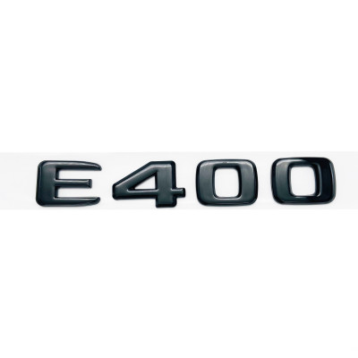 Автологотип надпись Mercedes E400 black