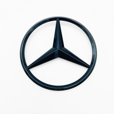 Задня емблема для Mercedes С-class W204 2007-2014 чорний глянець A2048170416