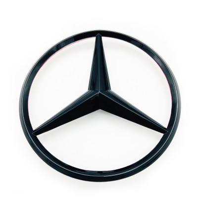 Задняя эмблема для Mercedes E-class W212 2009-2016 черный глянец A2128170016