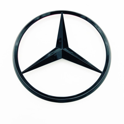 Задня емблема для Mercedes S-class W221 2005-2013 чорний глянець A2217580058