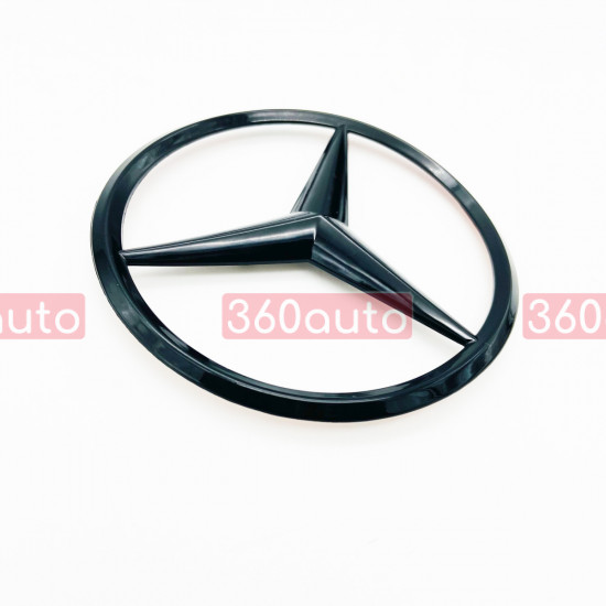 Задняя эмблема для Mercedes GLC-class X253 2015-2022 черный глянец A2538170016
