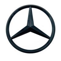 Задняя эмблема для Mercedes C-class W206 2021- черный глянец A2068171600