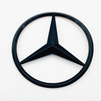 Задня емблема для Mercedes S-class W222 2013-2020 чорний глянець A2228170016