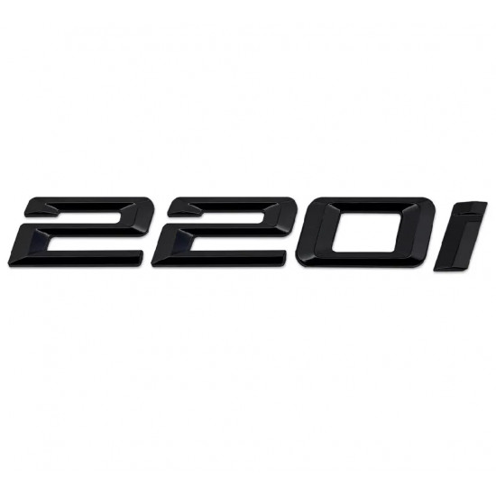 Автологотип шильдик эмблема надпись BMW 220i Black Shadow Edition