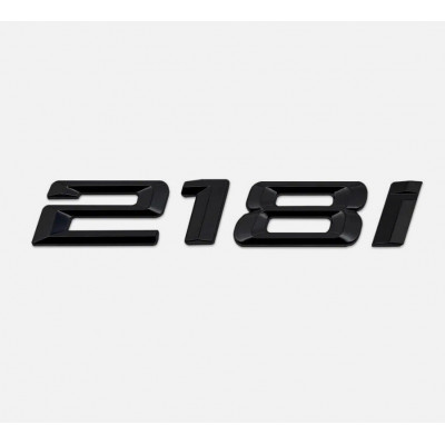 Автологотип шильдик емблема напис BMW 218i Black Shadow Edition