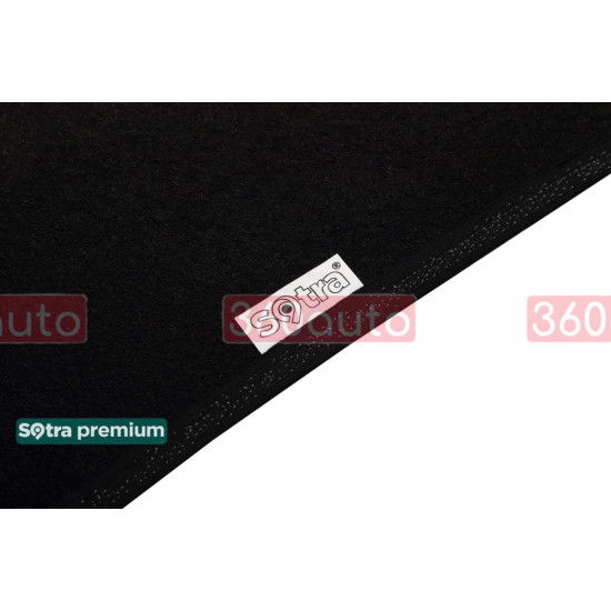 Двухслойные коврики Sotra Premium Black для Toyota Venza (mkII)(багажник) 2020-2024 (ST 09993-CH-Black)