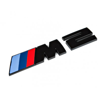 Автологотип шильдик емблема напис BMW M2 Black Shadow Edition глянець на кришку багажника