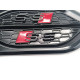 Комплект чорних емблем на крила Audi S5 2016-Tuning Exclusive Black Edition 4 шт