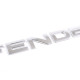 Автологотип шильдик емблема напис Land Rover Defender сірий мат