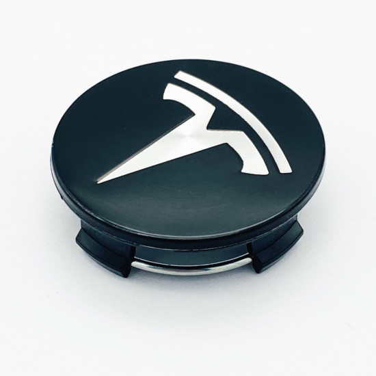 Ковпачок на титановий диск Tesla xwc1385-01 чорний-хром 50-57мм