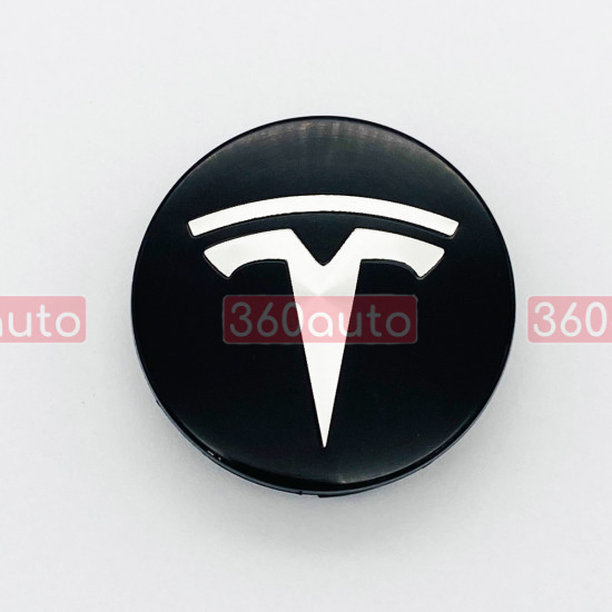 Ковпачок на титановий диск Tesla xwc1385-01 чорний-хром 50-57мм