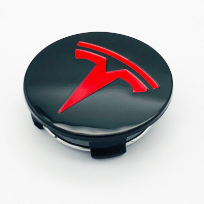 Колпачок на титановый диск Tesla xwc1385-01 черный-красный 50-57мм