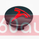 Ковпачок на титановий диск Tesla xwc1385-01 чорний-червоний 50-57мм